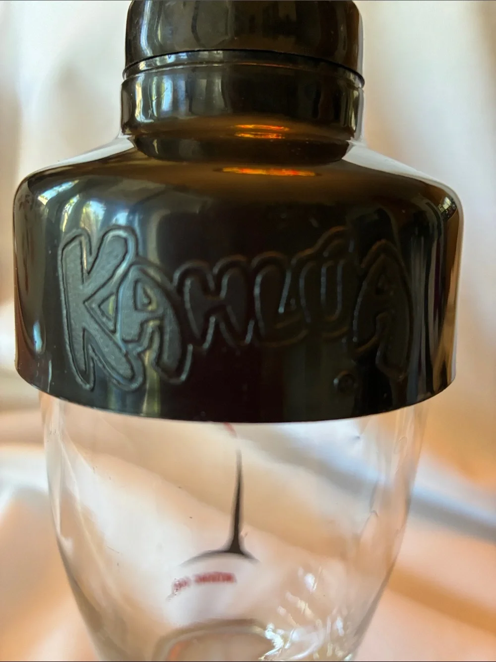 Kahlua Cocktail Shaker with Red Martini Graphic